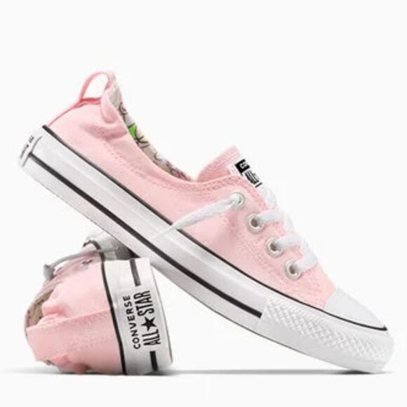 Converse Chuck Taylor All Star Shoreline Pink Lemonade Slip-On Shoes - Picture 5 of 13